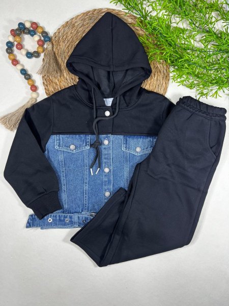 طقم جينز بناتي